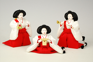 葵雛十五人飾り 柴田八千代作